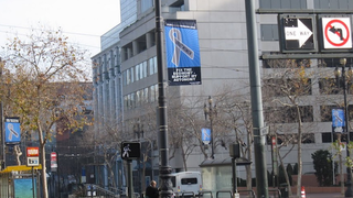 Illustration for article titled Silver-Ribboned Banners Fly For Reproductive Rights